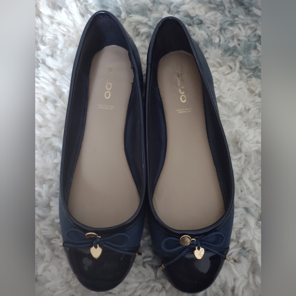 Leather flats